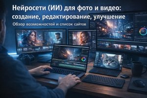 Нейросети (ИИ) для работы с фото и видео: создание, редактирование и улучшение визуального контента