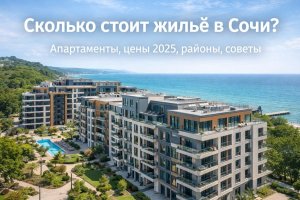 Сколько стоит купить жильё в Сочи: апартаменты, цены 2025 года, районы и полезные советы